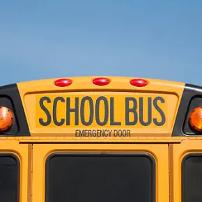 Back of a School Bus