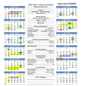 26-27 School Calendar